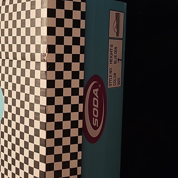 🎄🎄WEDGES-DENIM 👡 SANDAL SZ  7🎄🎄🎄🎄 - Picture 7 of 8